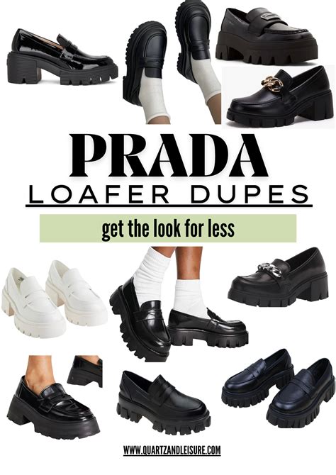 prada loafer shoes dupe